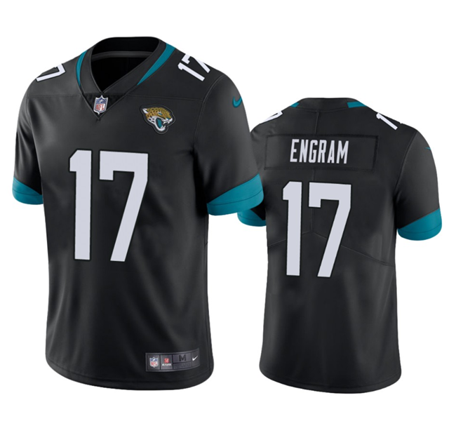 Men's Jacksonville Jaguars #17 Evan Engram Black Vapor Untouchable Limited Stitched Jersey