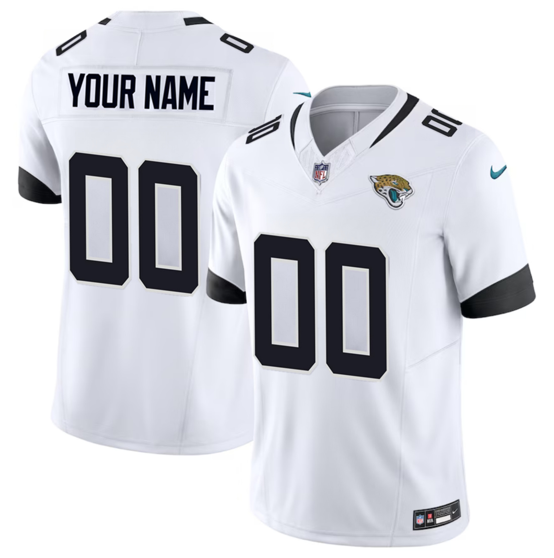Men's Jacksonville Jaguars Active Player Custom White 2023 F.U.S.E Alternate Vapor Untouchable Limited Stitched Football Jersey