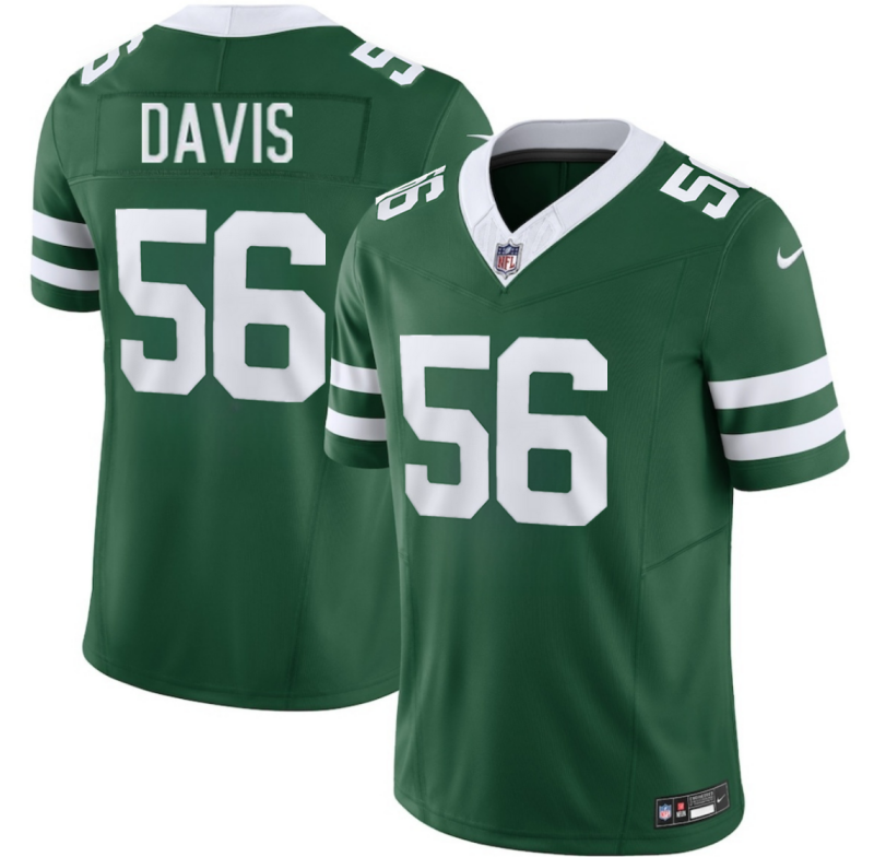 Men's New York Jets #56 Demario Davis Green 2026 F.U.S.E. Vapor Untouchable Limited Stitched Jersey