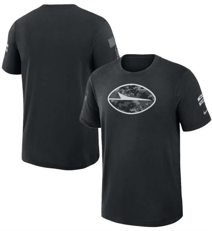 Men's New York Jets Black 2026 Salute to Service Sideline Dri-FIT T-Shirt