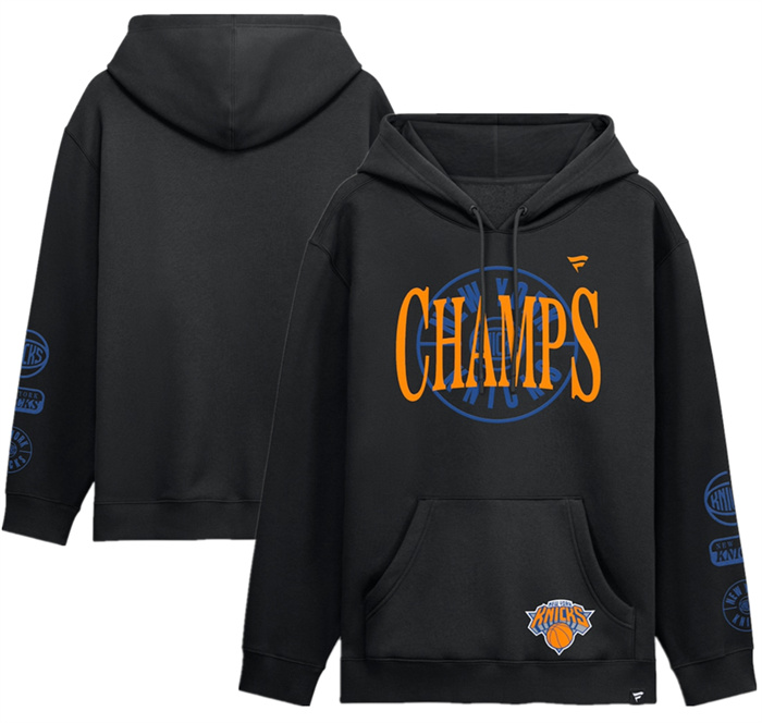 Men's New York Knicks Black 2026 Finals Champions Legacy Hoodie Men's New York Knicks Black 2026 Finals Champions Legacy Hoodie