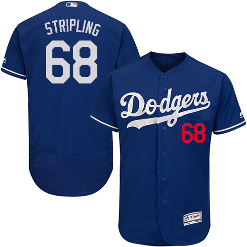 Dodgers #68 Ross Stripling Blue Flexbase Authentic Collection Stitched MLB Jersey