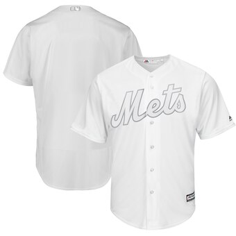 New York Mets Blank Majestic 2019 Players' Weekend Cool Base Team Jersey White