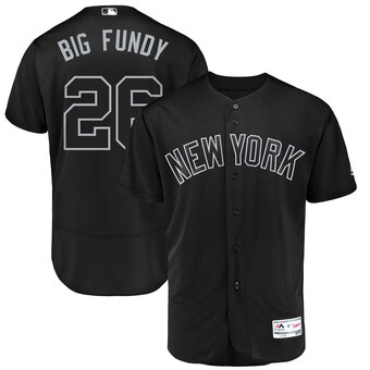 New York Yankees #26 DJ LeMahieu Big Fundy Majestic 2019 Players' Weekend Flex Base Authentic Player Jersey Black