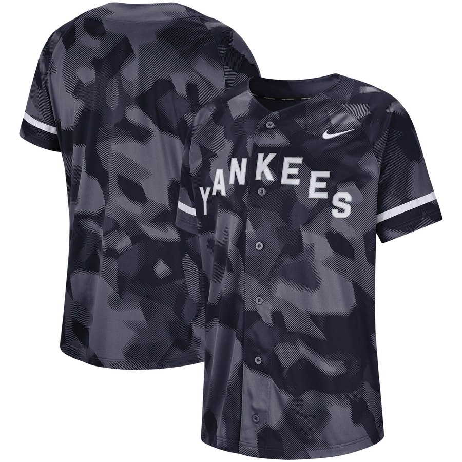 New York Yankees Nike Camo Jersey Navy
