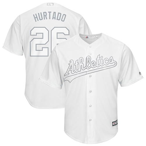 Athletics #26 Matt Chapman White "Hurtado" Players Weekend Cool Base Stitched MLB Jersey