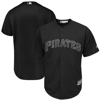 Pittsburgh Pirates Blank Majestic 2019 Players' Weekend Cool Base Team Jersey Black