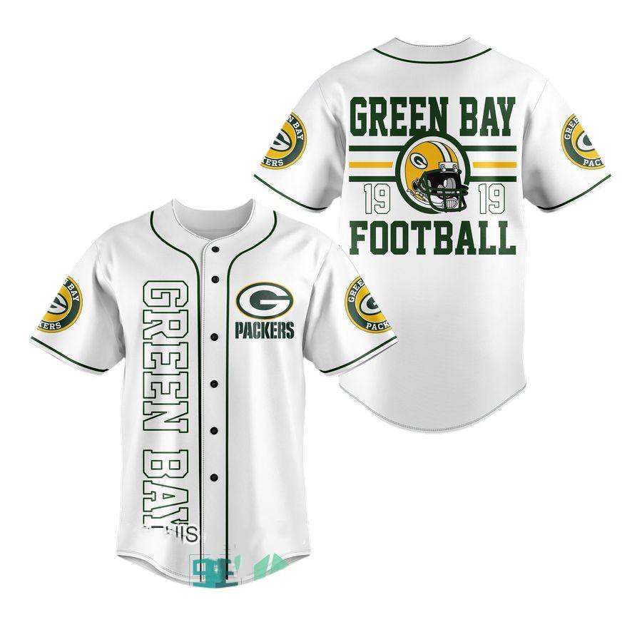 Men's Green Bay Packers 1919 Football Baseball Jersey