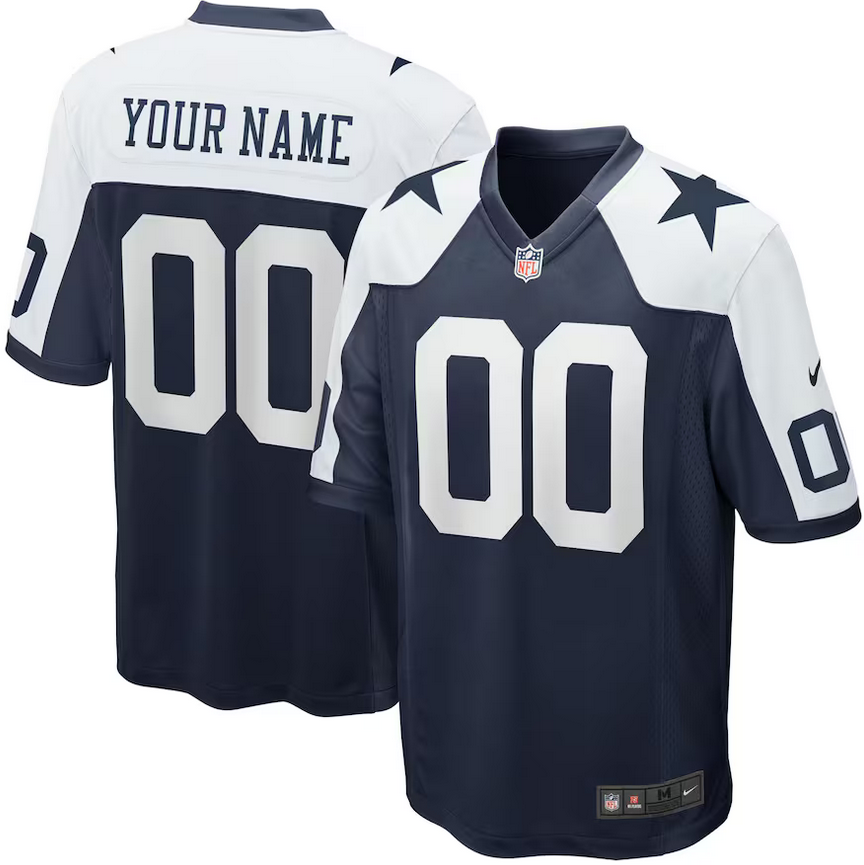 Men's Dallas Cowboys Active Player Custom Stitched Football Jersey