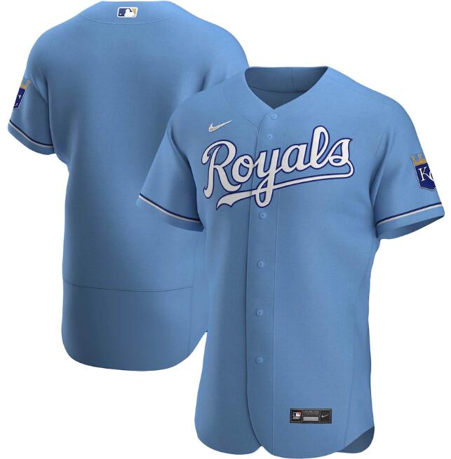 Men's Kansas City Royals Blue MLB Flex Base Stitched Jersey