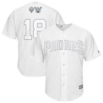 San Diego Padres #18 Austin Hedges Majestic 2019 Players' Weekend Cool Base Player Jersey White San Diego Padres #18 Austin Hedges Majestic 2019 Players' Weekend Cool Base Player Jersey White