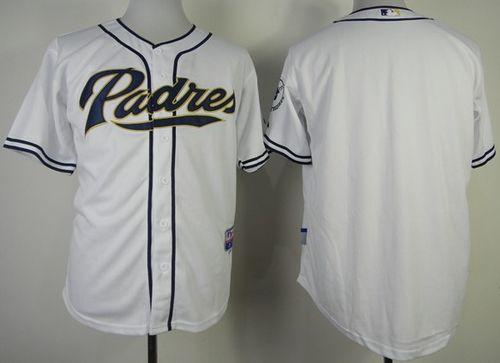 Padres Blank White Cool Base Stitched MLB Jersey Padres Blank White Cool Base Stitched MLB Jersey