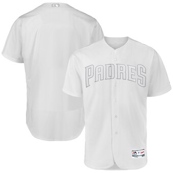 San Diego Padres Blank Majestic 2019 Players' Weekend Flex Base Authentic Team Jersey White