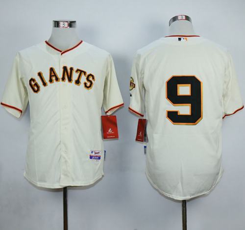 Giants #9 Matt Williams Cream Cool Base Stitched MLB Jersey