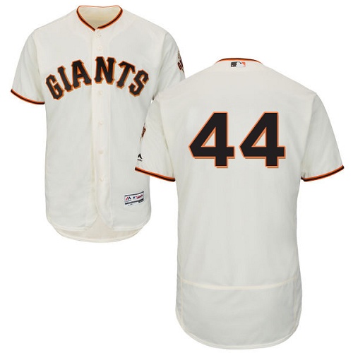 Giants #44 Willie McCovey Cream Flexbase Authentic Collection Stitched MLB Jersey