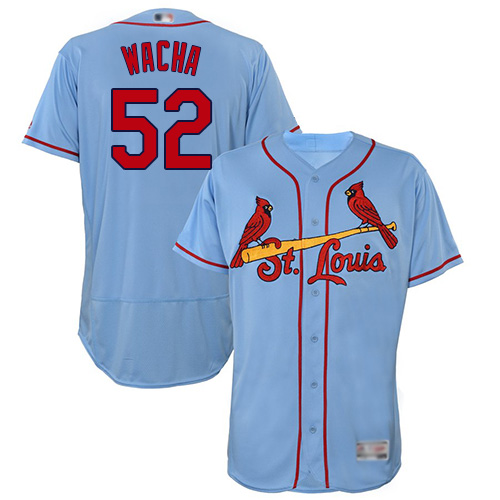 Cardinals #52 Michael Wacha Light Blue Flexbase Authentic Collection Stitched MLB Jersey
