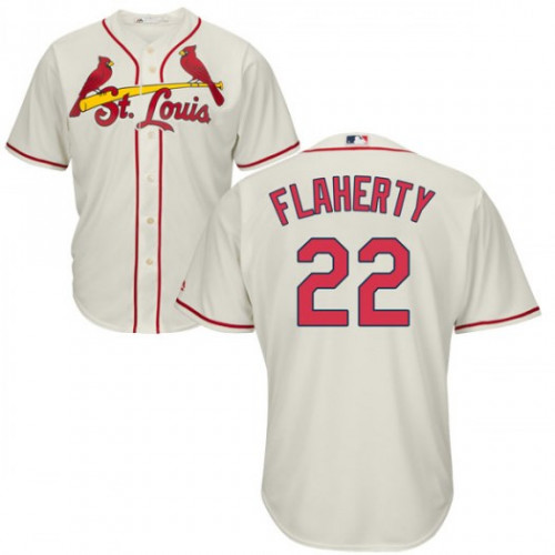 Cardinals #22 Jack Flaherty Cream New Cool Base Stitched MLB Jersey