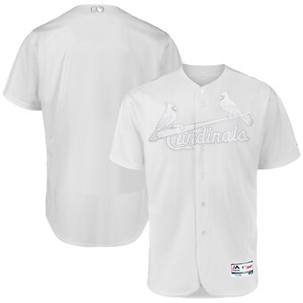 St. Louis Cardinals Blank Majestic 2019 Players' Weekend Flex Base Authentic Team Jersey White