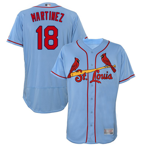 Cardinals #18 Carlos Martinez Light Blue Flexbase Authentic Collection Stitched MLB Jersey