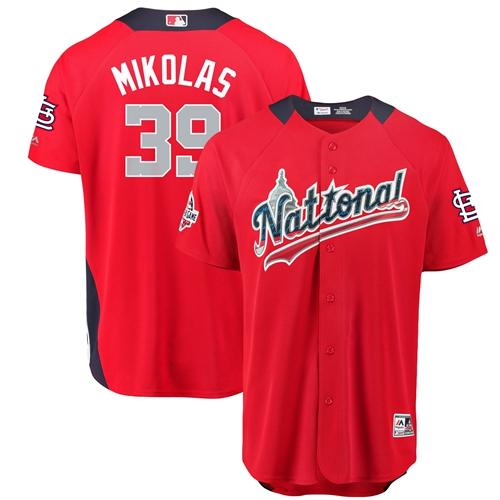 Cardinals #39 Miles Mikolas Red 2018 All-Star National League Stitched MLB Jersey