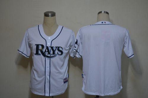 Rays Blank White Cool Base Stitched MLB Jersey Rays Blank White Cool Base Stitched MLB Jersey