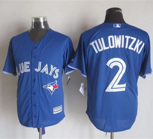 Blue Jays #2 Troy Tulowitzki Blue New Cool Base Stitched MLB Jersey Blue Jays #2 Troy Tulowitzki Blue New Cool Base Stitched MLB Jersey