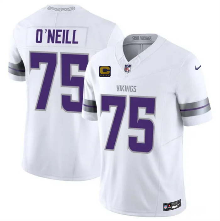 Men's Minnesota Vikings #19 Adam Thielen White 2025 F.U.S.E. Winter Warrior Limited Stitched Jersey Men's Minnesota Vikings #19 Adam Thielen White 2025 F.U.S.E. Winter Warrior Limited Stitched Jersey