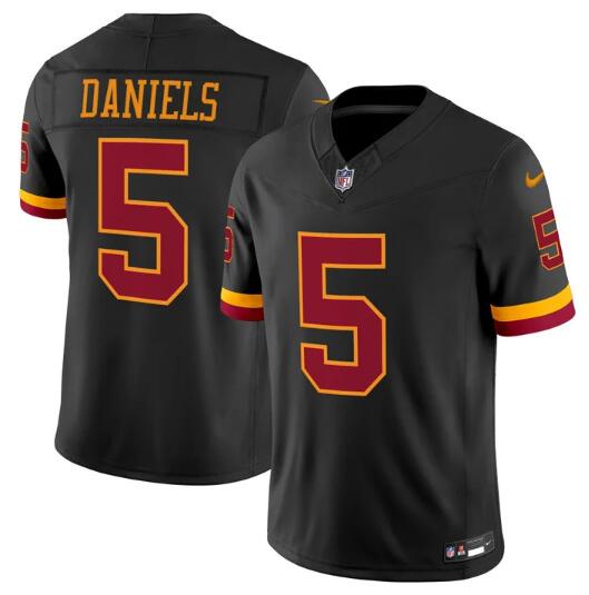 Men's Washington Commanders Active Player Custom Black 2026 F.U.S.E. Hail Raiser Alternate Vapor Limited Stitched Football Jersey