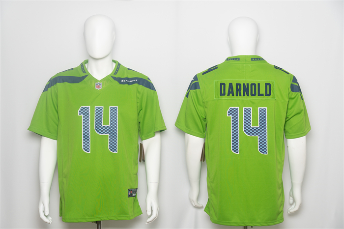 Men's Seattle Seahawks #14 Sam Darnold Green 2026 F.U.S.E. Vapor Untouchable Limited Stitched Football Jersey