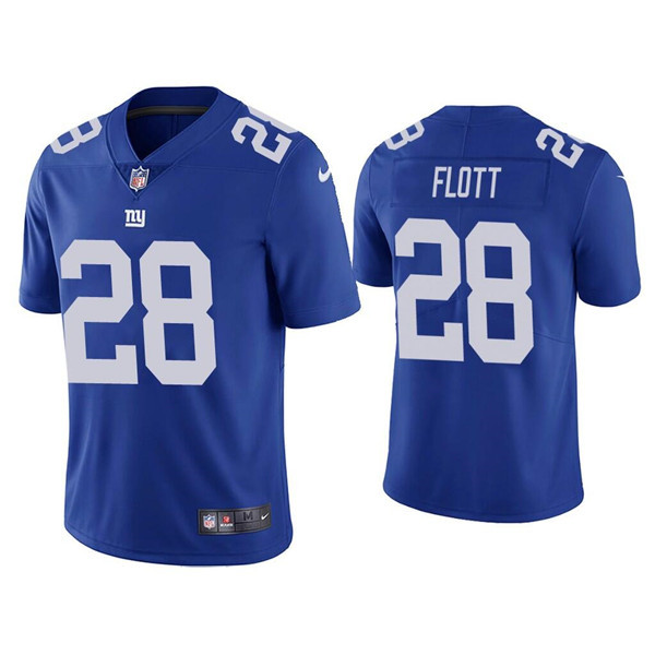 Men's New York Giants #28 Cordale Flott Blue Vapor Untouchable Limited Stitched NFL Jersey