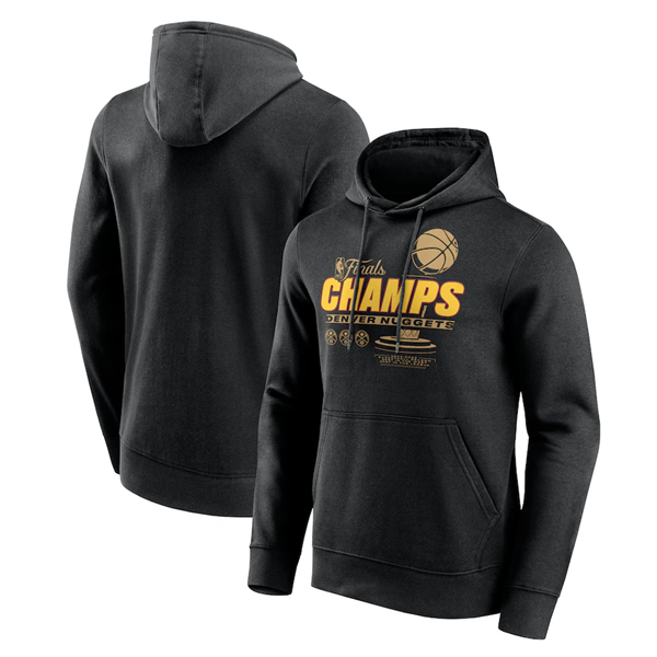 Men's Denver Nuggets Black 2023 Champions Shotclock Graphic Hoodie Men's Denver Nuggets Black 2023 Champions Shotclock Graphic Hoodie