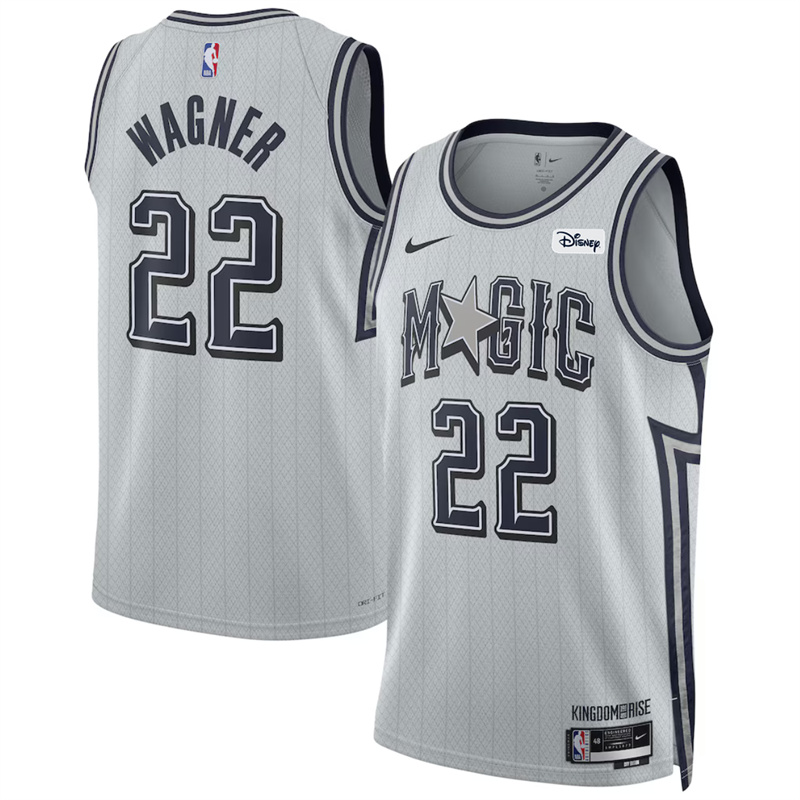 Men's Orlando Magic #22 Franz Wagner 2024/25 City Edition Stitched Basketball Jersey
