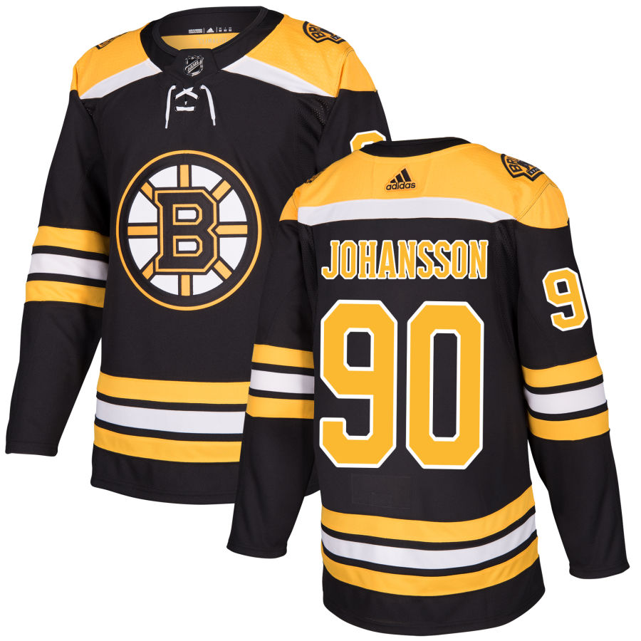Adidas Bruins #90 Marcus Johansson Black Home Authentic Stitched NHL Jersey
