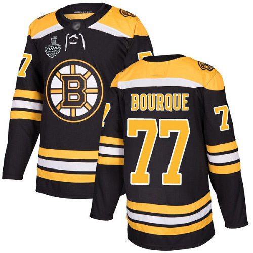 Adidas Bruins #77 Ray Bourque Black Home Authentic Stanley Cup Final Bound Stitched NHL Jersey