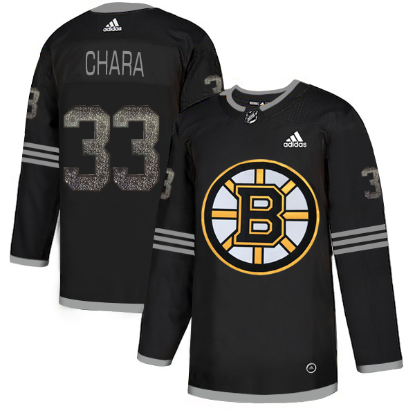 Adidas Bruins #33 Zdeno Chara Black Authentic Classic Stitched NHL Jersey