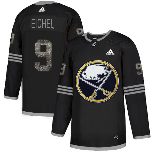 Adidas Sabres #9 Jack Eichel Black Authentic Classic Stitched NHL Jersey