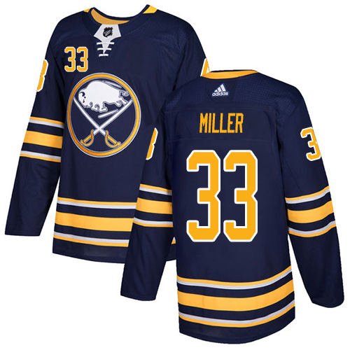 Adidas Sabres #33 Colin Miller Navy Blue Home Authentic Stitched NHL Jersey