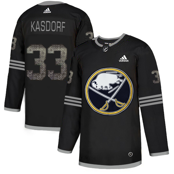 Adidas Sabres #33 Jason Kasdorf Black Authentic Classic Stitched NHL Jersey