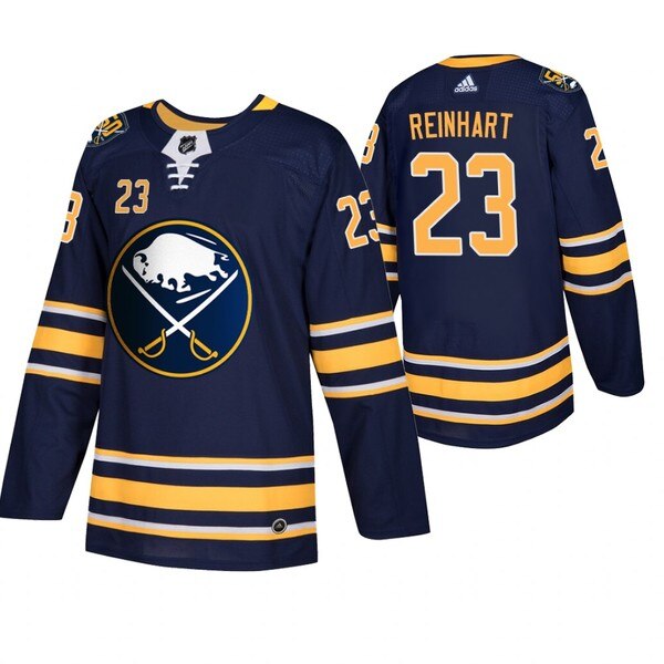 Buffalo Sabres #23 Sam Reinhart Men's Navy 50th Anniversary Home Authentic Jersey