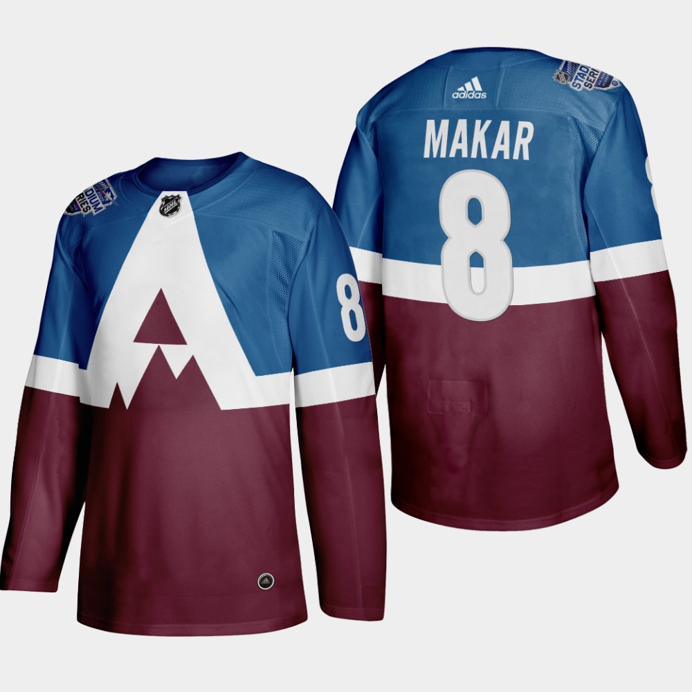 Adidas Colorado Avalanche #8 Cale Makar Men's 2020 Stadium Series Burgundy Stitched NHL Jersey Adidas Colorado Avalanche #8 Cale Makar Men's 2020 Stadium Series Burgundy Stitched NHL Jersey