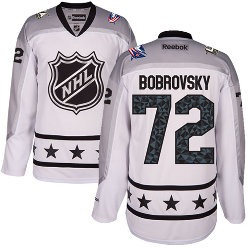 Blue Jackets #72 Sergei Bobrovsky White 2017 All-Star Metropolitan Division Stitched NHL Jersey