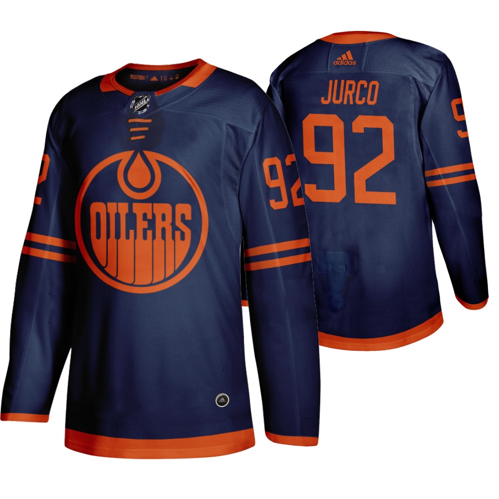 Edmonton Oilers #92 Tomas Jurco Blue 2019-20 Third Alternate Jersey