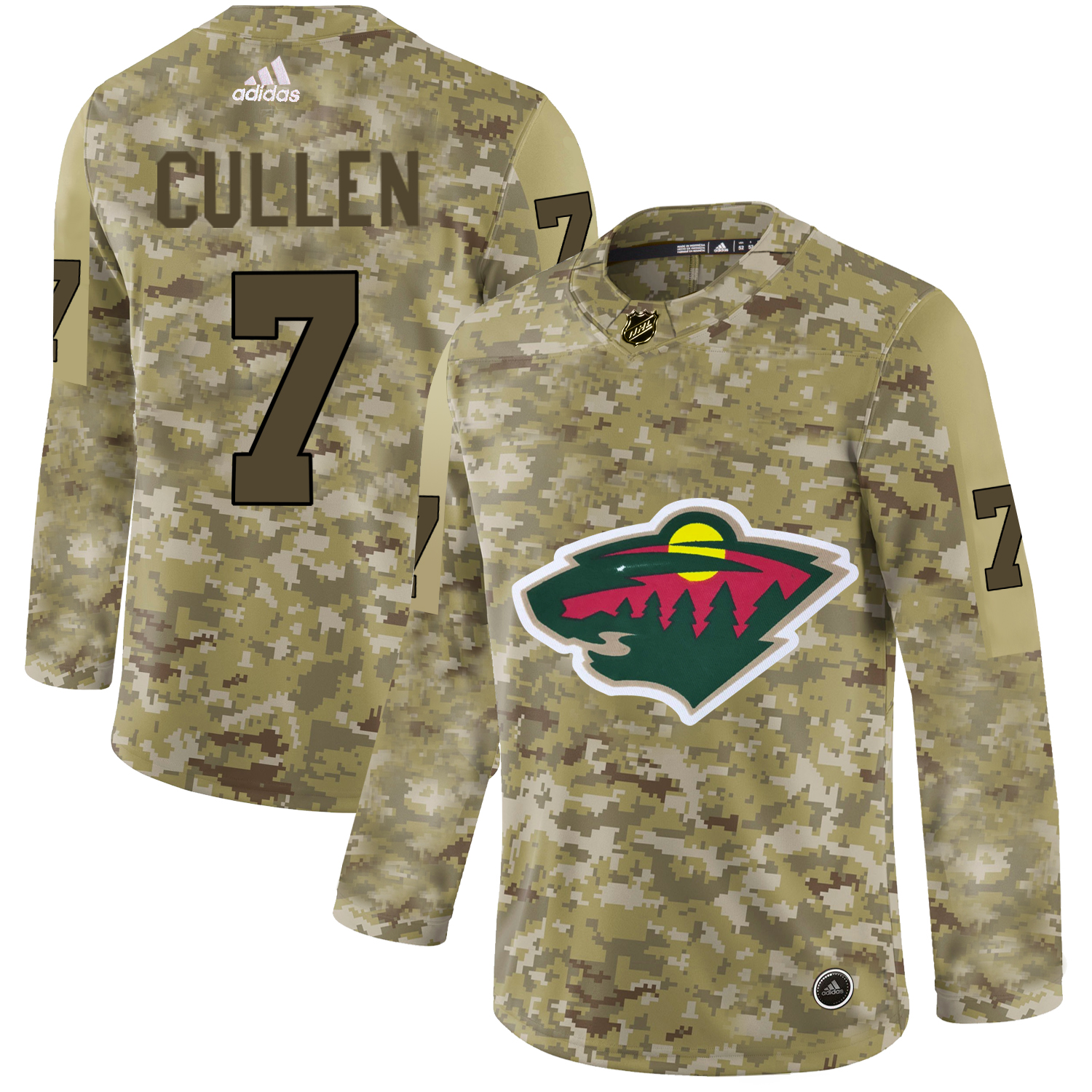 Adidas Wild #7 Matt Cullen Camo Authentic Stitched NHL Jersey