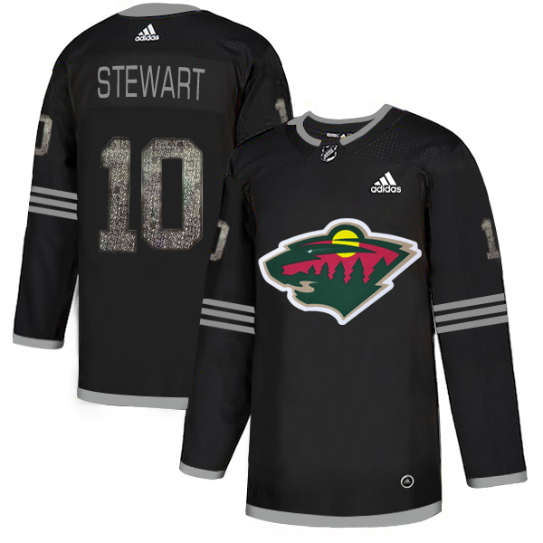 Adidas Wild #10 Cam Stewart Black Authentic Classic Stitched NHL Jersey