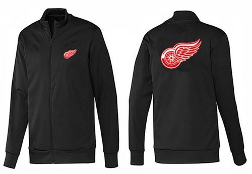 NHL Detroit Red Wings Zip Jackets Black-1 NHL Detroit Red Wings Zip Jackets Black-1