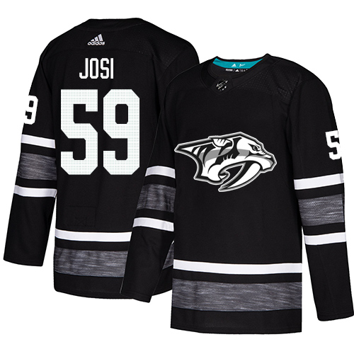 Adidas Predators #59 Roman Josi Black Authentic 2019 All-Star Stitched NHL Jersey