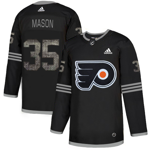 Adidas Flyers #35 Steve Mason Black Authentic Classic Stitched NHL Jersey
