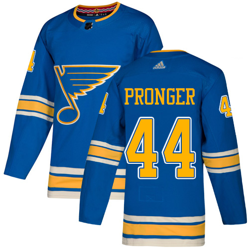 Adidas Blues #44 Chris Pronger Light Blue Alternate Authentic Stitched NHL Jersey