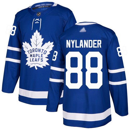 Adidas Maple Leafs #88 William Nylander Blue Home Authentic Stitched NHL Jersey