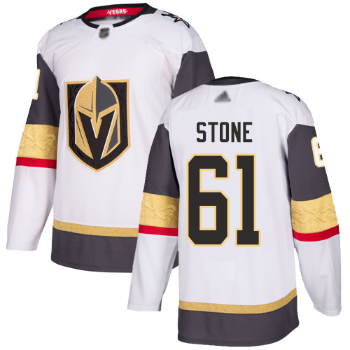 Adidas Golden Knights #61 Mark Stone White Road Authentic Stitched NHL Jersey